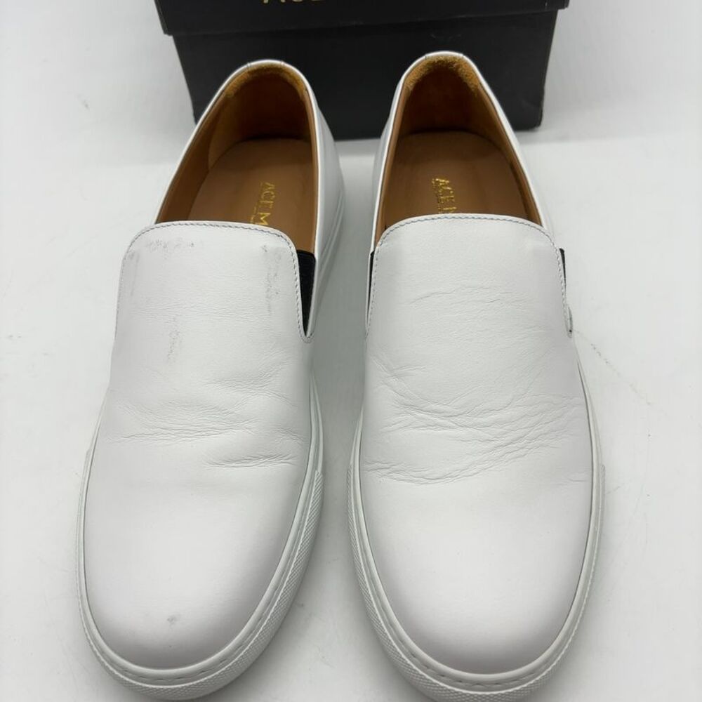 Ace Marks Slip On Sneaker in White